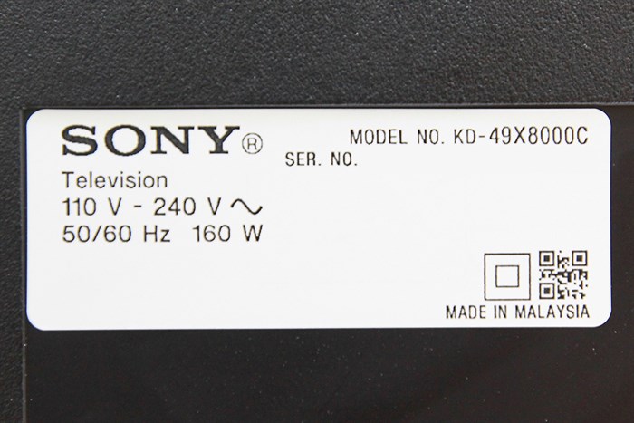 Android Tivi Sony 49 inch KD-49X8000C Màu Đen
