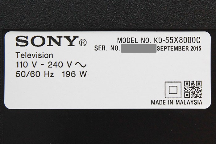 Android Tivi Sony 55 inch KD-55X8000C Màu Đen