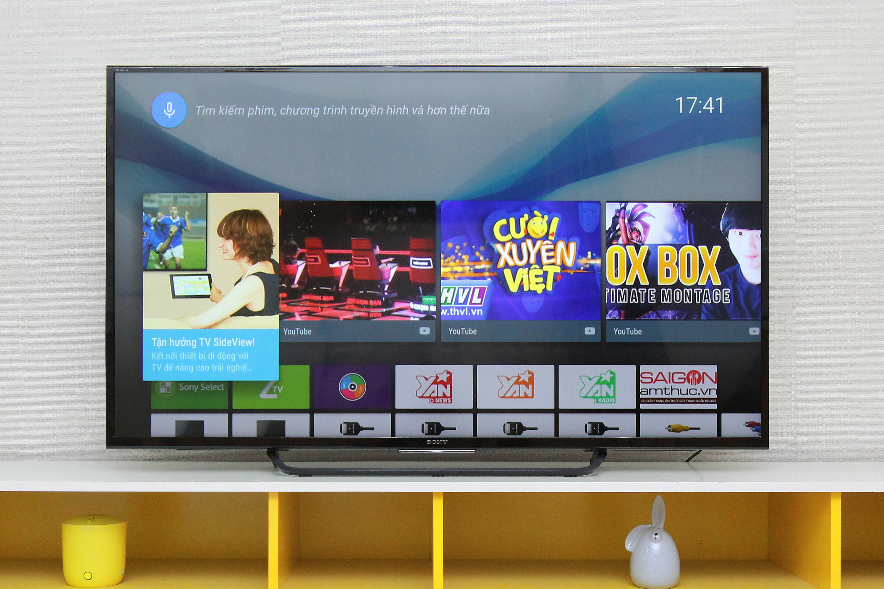 Android Tivi Sony 55 inch KD-55X8000C Màu Đen