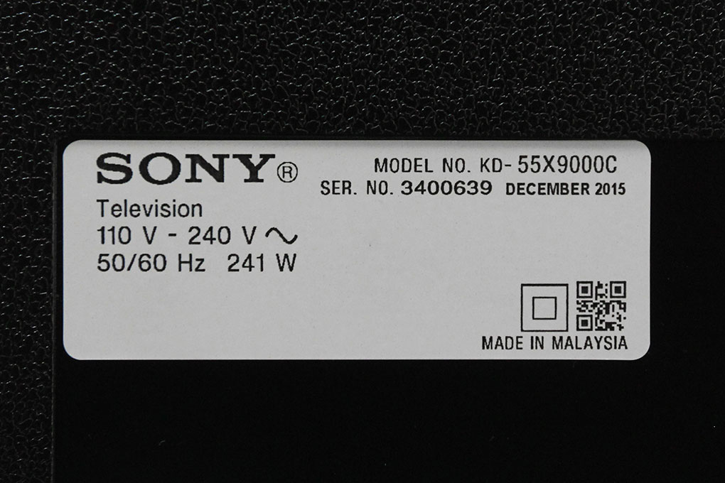 Android Tivi Sony 55 inch KD- 55X9000C Màu Đen