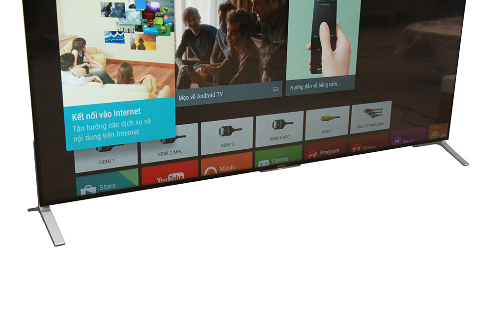 Android Tivi Sony 55 inch KD- 55X9000C Màu Đen