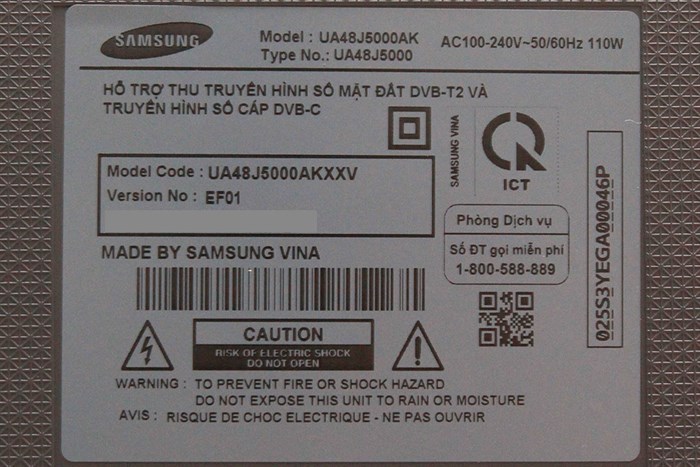 Tivi Samsung 48 inch UA48J5000 Màu Đen