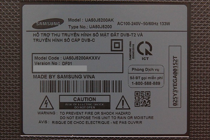 Internet Tivi Samsung 50 inch UA50J5200 Màu Đen