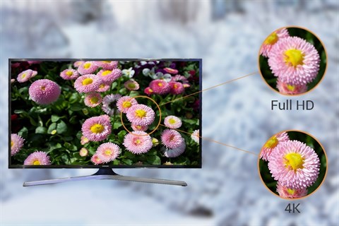 Samsung UA40JU6060 trang bị độ phân giải 4K