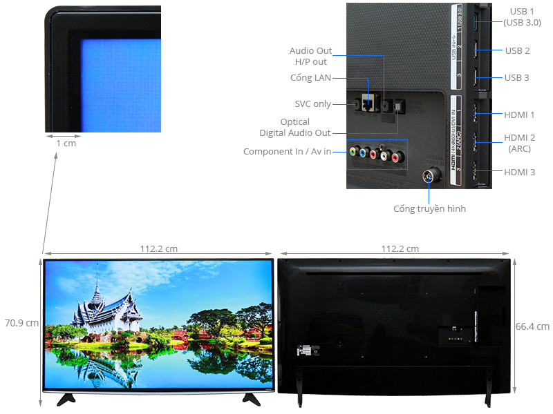 Smart Tivi LG 50 inch 50UF830T