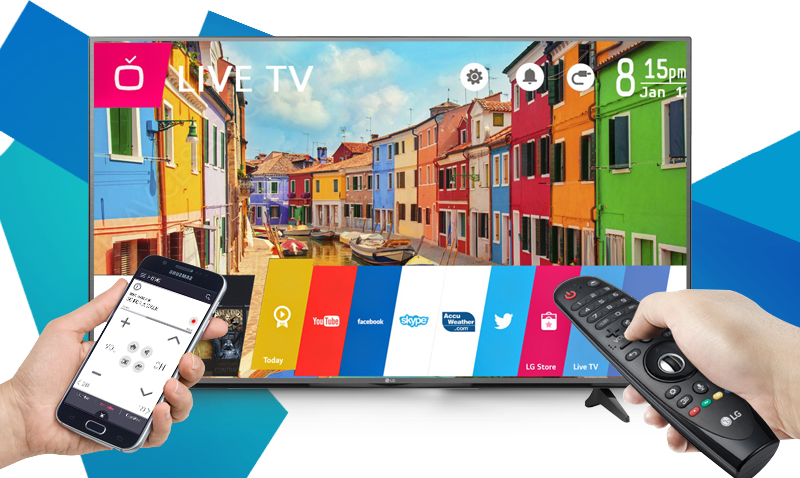 Smart Tivi LG 55 inch 55UF680T - Điều khiển tivi bằng điện thoại đơn giản với ứng dụng LG TV Remote