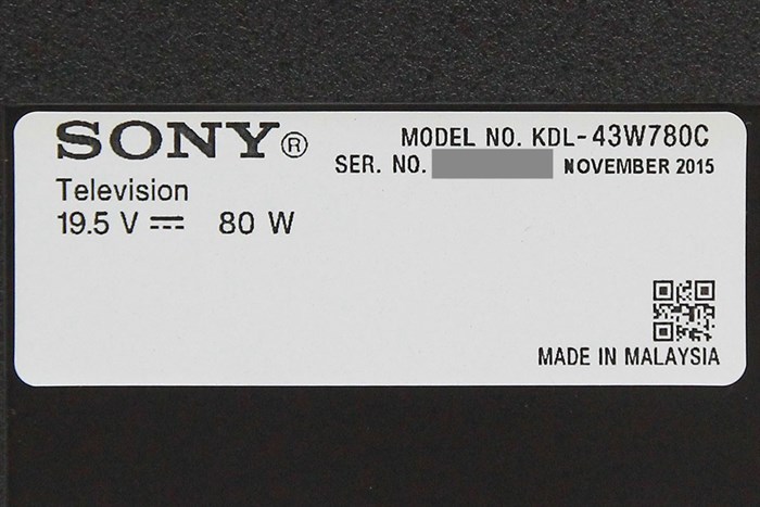 Internet Tivi Sony 43 inch 43W780C Màu Đen