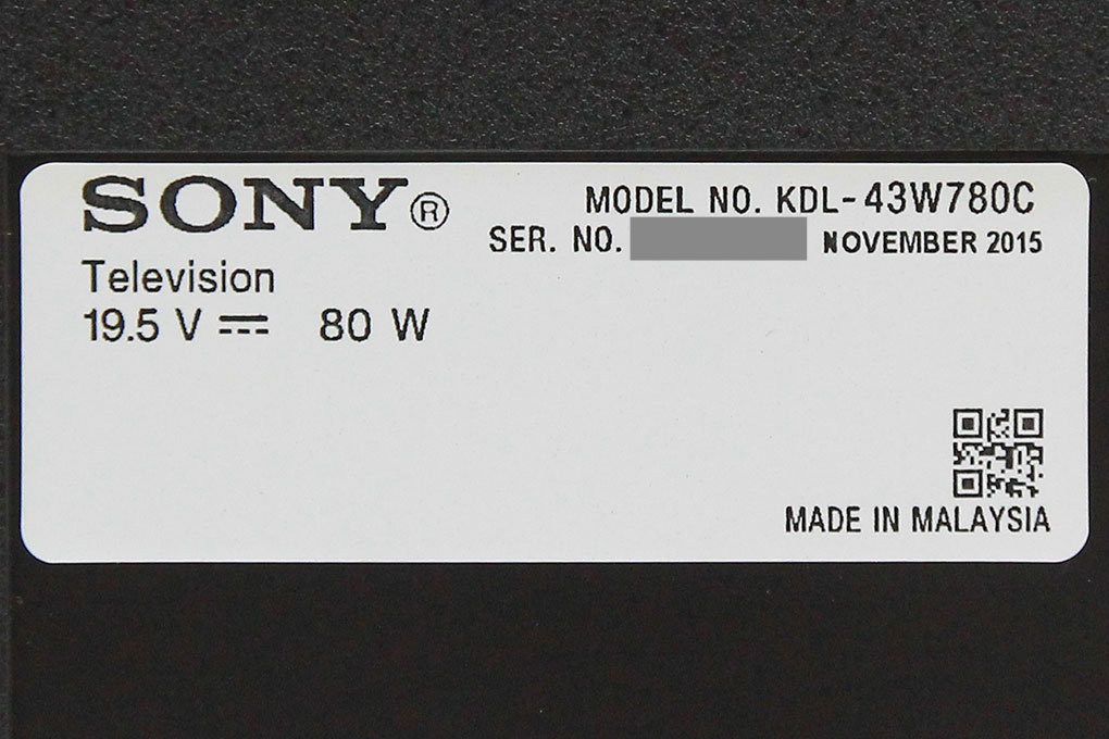 Internet Tivi Sony 43 inch 43W780C Màu Đen