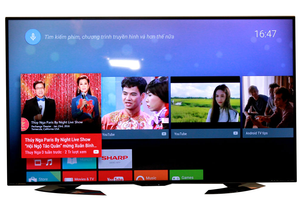 Smart Tivi Sharp 58 inch LC-58UE630X Màu Đen
