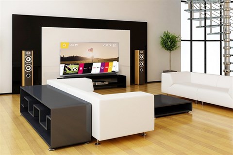 LG 43LF590T có viền màn hình mỏng