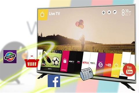 LG 43LF590T sử dụng hệ điều hành WebOS