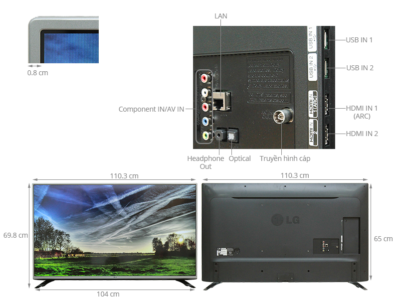 Smart Tivi LG 49 inch 49LF590T