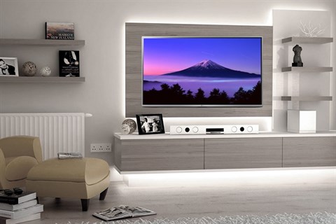 LG 49LF590T có viền màn hình mỏng