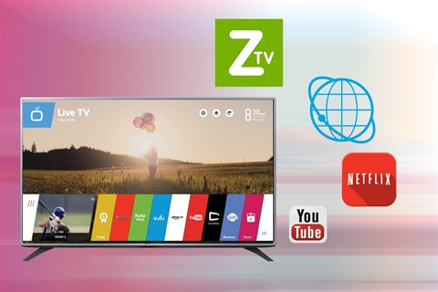 LG 49LF590T sử dụng hệ điều hành WebOS