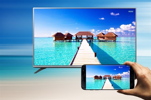 Chia sẻ hình ảnh, nhạc đến LG 49LF590T thông qua SmartShare