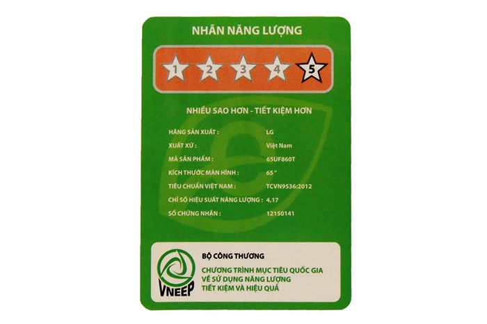 Smart Tivi LG 65 inch 65UF860T Màu Đen