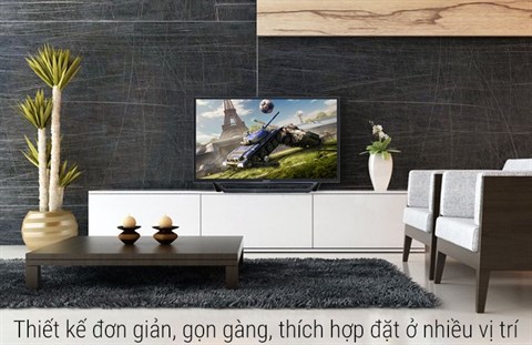 Internet Tivi Sony 32 inch KDL-32W600D có thiết kế đơn giản