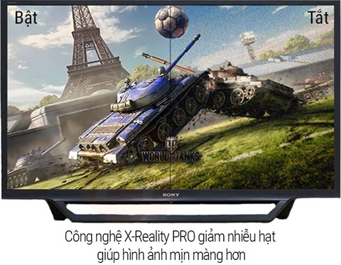 Internet Tivi Sony 32 inch KDL-32W600D có công nghệ x-reality pro