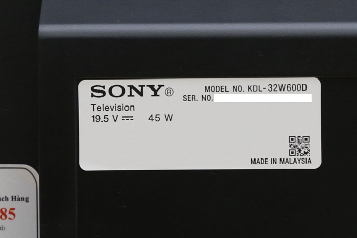 Smart Tivi Sony 32 inch KDL-32W600D Màu Đen