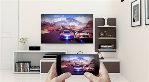 Chiếu lên màn hình điện thoại lên tivi bằng tính năng Screen Mirroring Internet Tivi Sony 40 inch KDL-40W650D