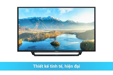 Thiết kế tinh tế, hiện đại trên Internet Tivi Sony 48 inch KDL-48W650D