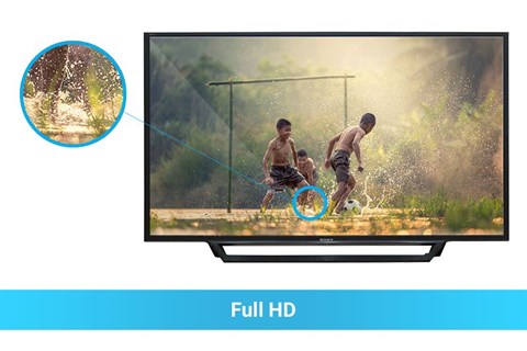 Chất lượng hình ảnh Full HD trên Internet Tivi Sony 48 inch KDL-48W650D