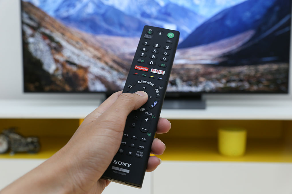 Android Tivi Sony 4K 55 inch KD-55X8500D Màu Đen