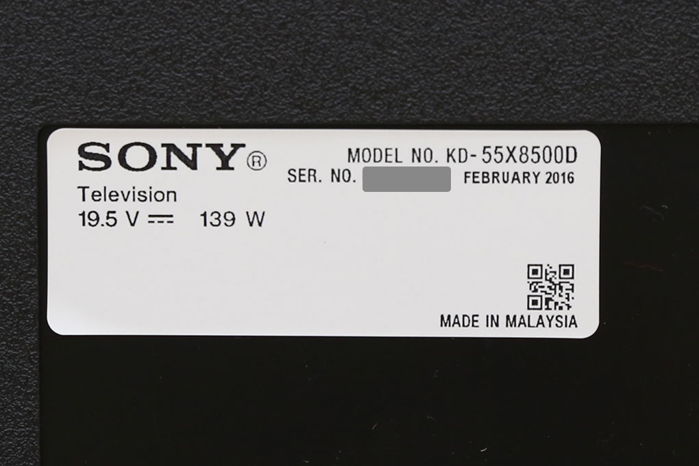 Android Tivi Sony 4K 55 inch KD-55X8500D Màu Đen