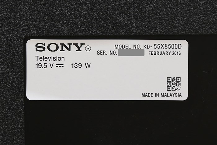 Android Tivi Sony 4K 55 inch KD-55X8500D/S Màu Bạc