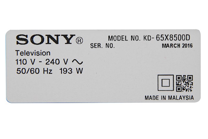 Android Tivi Sony 4K 65 inch KD-65X8500D Màu Đen