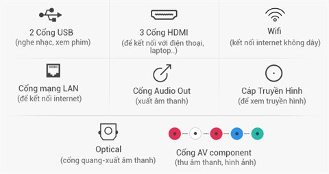 Kết nối - Smart Tivi Panasonic 49 inch TH-49DS630V