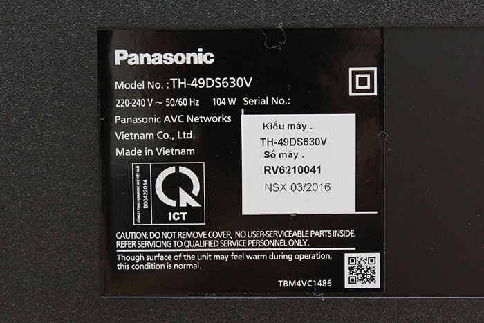 Smart Tivi Panasonic 49 inch TH-49DS630V