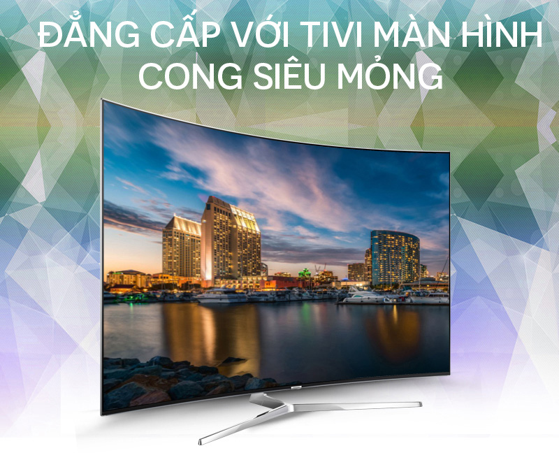 Smart tivi Samsung 55 inch UA55KS9000 - Đẳng cấp với tivi màn hình cong siêu mỏng