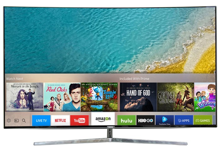 Smart Tivi Cong Samsung 4K 55 inch UA55KS9000 Màu Đen