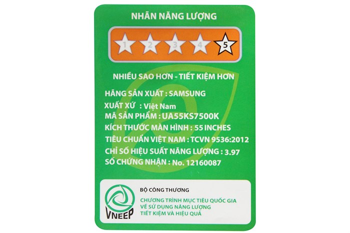 Smart Tivi Cong Samsung 4K 55 inch UA55KS7500