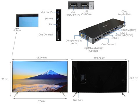 Smart tivi Samsung 49 inch UA49KS7500