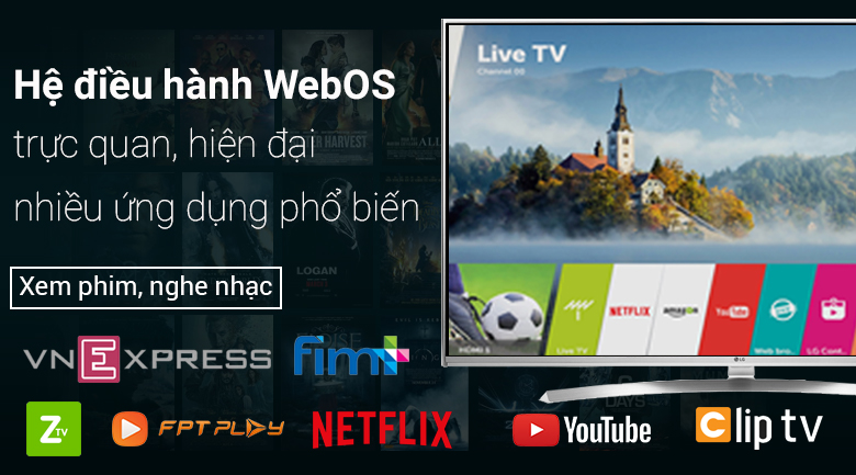 Smart Tivi LG 4K 65 inch 65UH850T