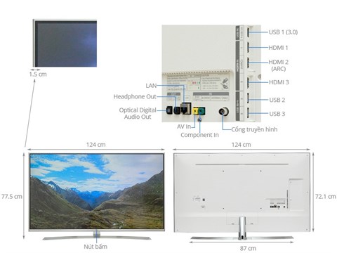Smart Tivi LG 55 inch 55UH850T