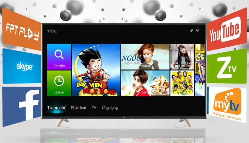 Smart Tivi TCL 43 inch L43P1-SF-Android