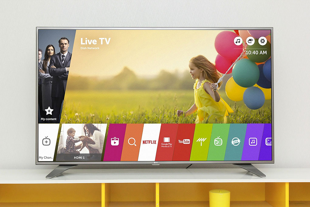 Smart Tivi LG 4K 60 inch 60UH650T Màu Đen