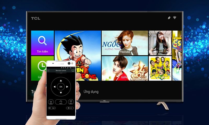 Smart Tivi TCL 32 inch L32P1-SF-Điều khiển bằng điện thoại Smart Tivi TCL 32 inch L32P1-SF-Điều khiển bằng điện thoại