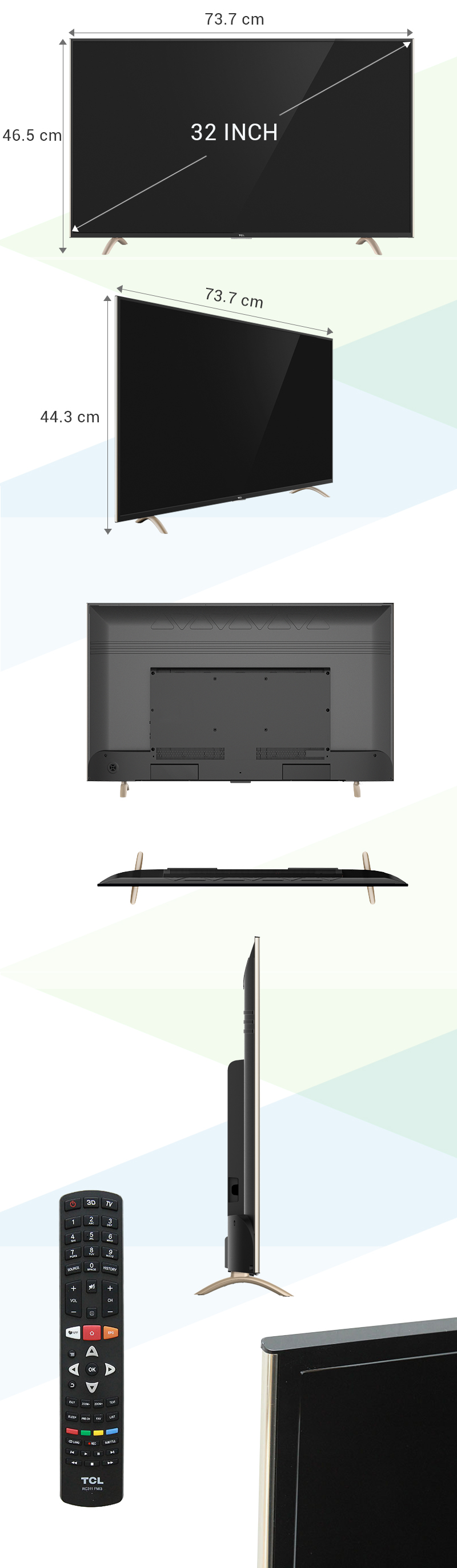 Smart Tivi TCL 32 inch L32P1-SF - Kết nối Smart Tivi TCL 32 inch L32P1-SF - Kết nối