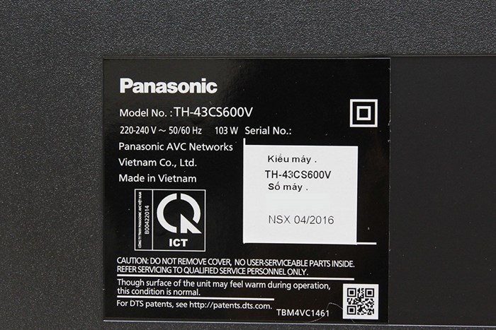 Smart Tivi Panasonic 43 inch TH-43CS600V