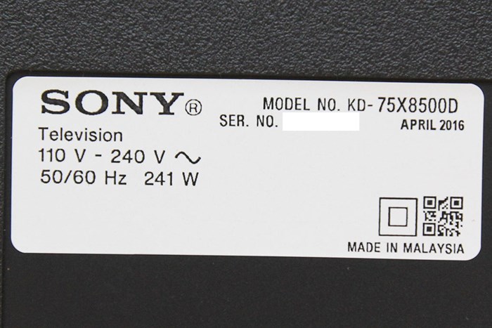 Android Tivi Sony 4K 75 inch KD-75X8500D Màu Đen