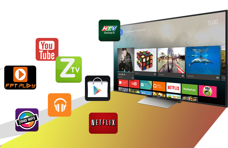 Android Tivi Sony 75 inch KD-75X8500D - Ứng dụng giải trí Android Tivi Sony 75 inch KD-75X8500D - Ứng dụng giải trí