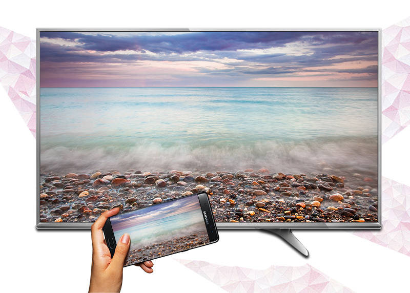 Smart Tivi Panasonic 49 inch TH-49DX650V - Chiếu màn hình điện thoại lên tivi