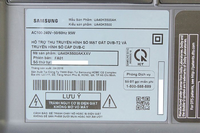 Smart Tivi Samsung 40 inch UA40K5500 Màu Đen