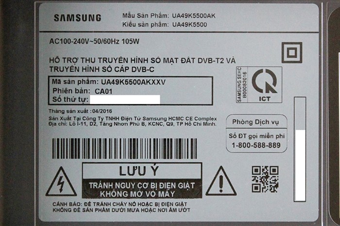 Smart Tivi Samsung 49 inch UA49K5500 Màu Đen