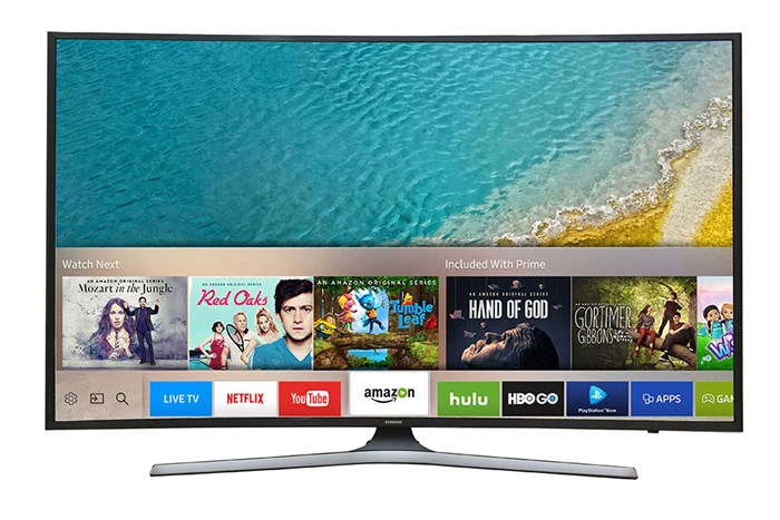 Smart Tivi Cong Samsung 4K 55 inch UA55KU6100 Màu Đen