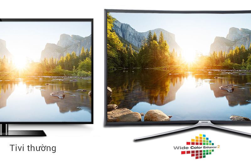 Smart Tivi cong Samsung 40 inch UA40K6300-Màu sắc tự nhiên